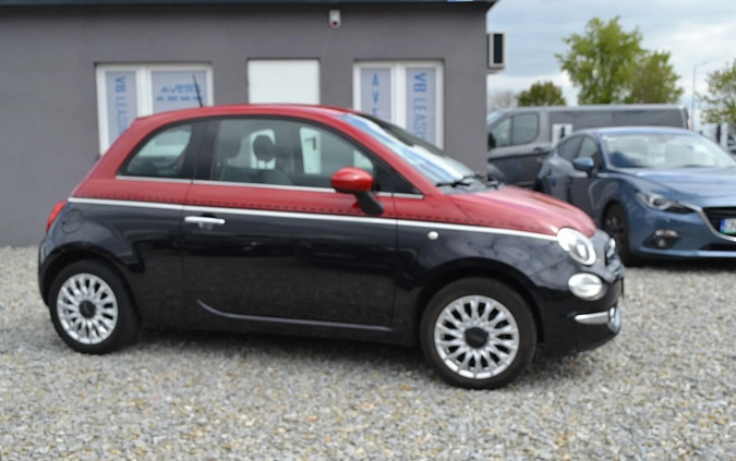 Fiat 500 cena 36900 przebieg: 41000, rok produkcji 2016 z Paczków małe 529